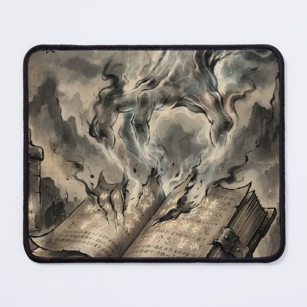 Item preview, The Hand Tearing the Book of Fate Sumi-e Ink Wash designed and sold by DuckOddity.