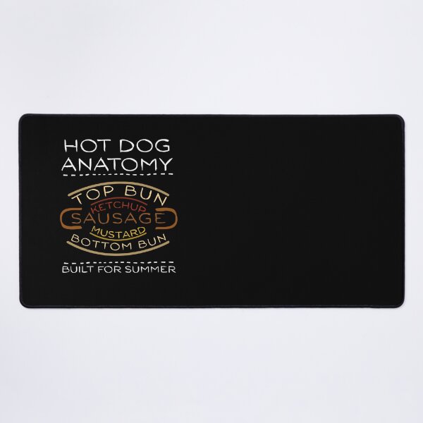 Item preview, Hot Dog Anatomy Built For Summer Foodie Design designed and sold by Aetherix Studio.