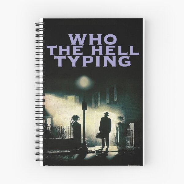 Item preview, who the hell typing sticker designed and sold by carterbrown.