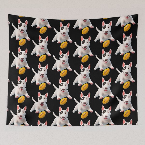 Item preview, Bull Terrier blanco RUGGER designed and sold by SmARTNiki.