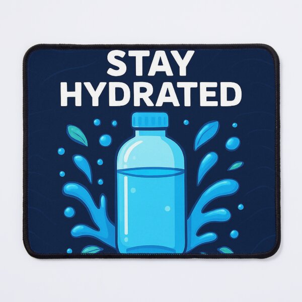 Item preview, Stay Hydrated | Minimalist Water Reminder Sticker & T-Shirt designed and sold by FuzzDrive.