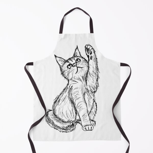 Item preview, Cute Cat Sketch designed and sold by JustArtSoulUK.