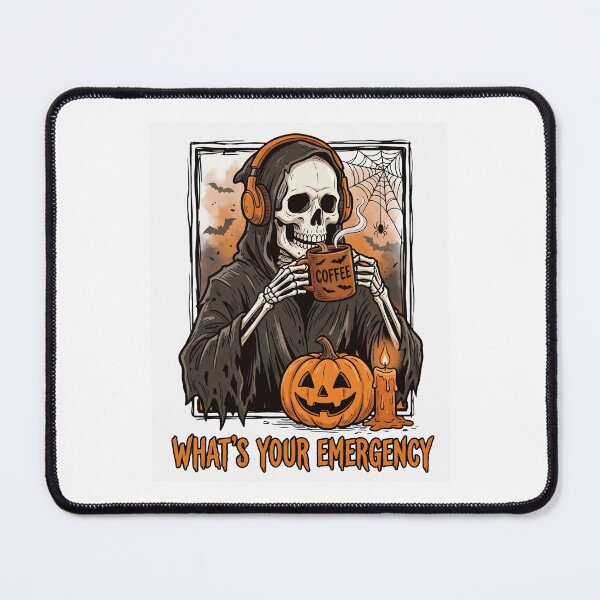 Item preview, What'S Your Emergency Halloween Skeleton 911 Dispatcher designed and sold by AAlyeldin.