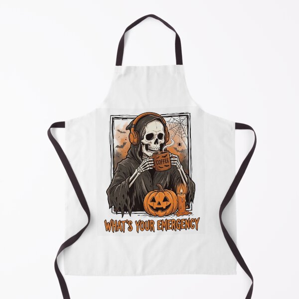 Item preview, What'S Your Emergency Halloween Skeleton 911 Dispatcher designed and sold by AAlyeldin.