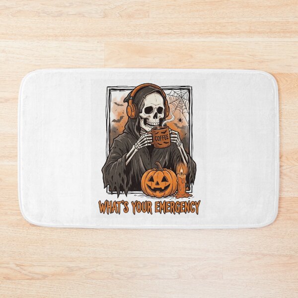 Item preview, What'S Your Emergency Halloween Skeleton 911 Dispatcher designed and sold by AAlyeldin.