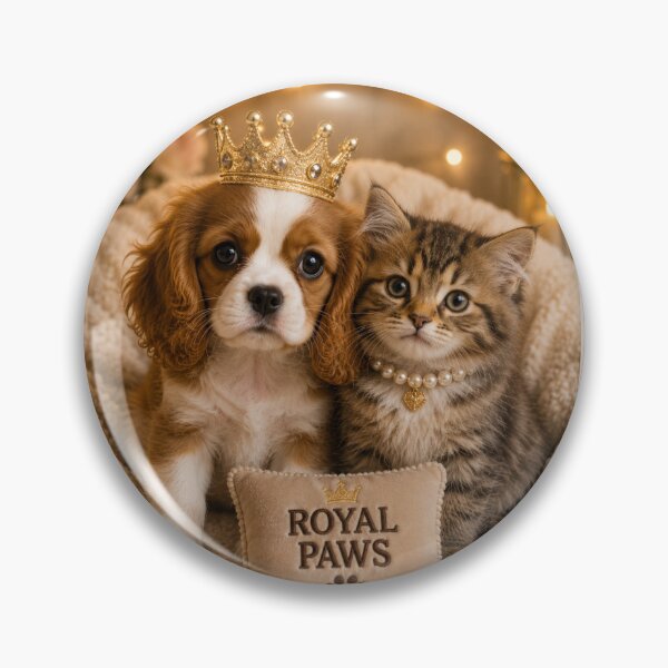 Item preview, Royal Cocker Spaniel Puppy and Kitten Pals designed and sold by BagFactoryUK.