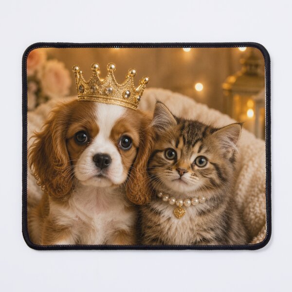 Item preview, Royal Cocker Spaniel Puppy and Kitten Pals designed and sold by BagFactoryUK.