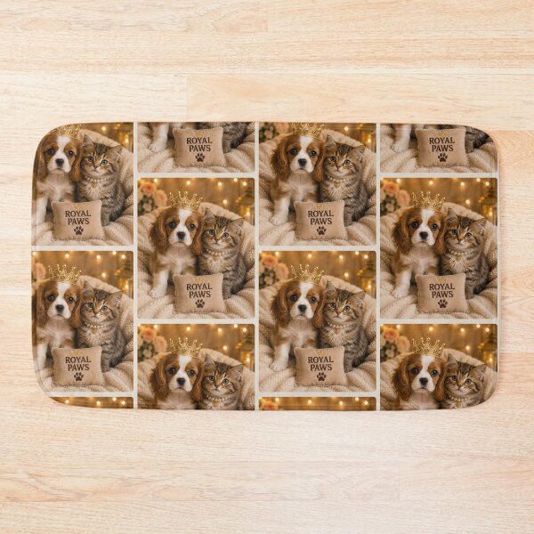 Item preview, Royal Cocker Spaniel Puppy and Kitten Pals designed and sold by BagFactoryUK.