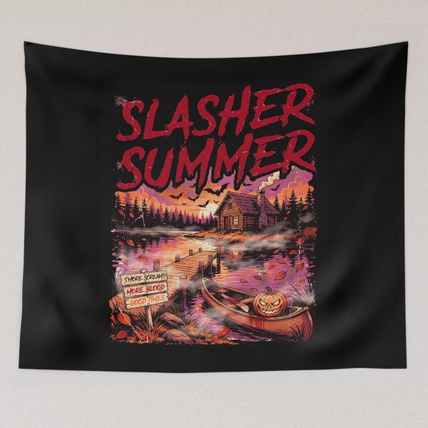 Item preview, Slasher Summer Retro Horror Camp Party For Squad Men Women designed and sold by AAlyeldin.