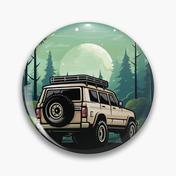 Item preview,  "A nostalgic tribute to classic 80s and 90s adventure rigs like the Land Cruiser, Bronco, and Patrol." designed and sold by UTkiKK.