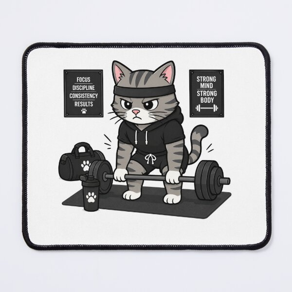 Item preview, strong mind, strong body designed and sold by DailyQuestPrint.