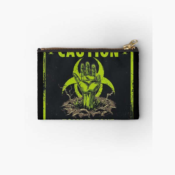 Item preview, Caution: Zombie Zone | Horror Warning Sign designed and sold by FuzzDrive.