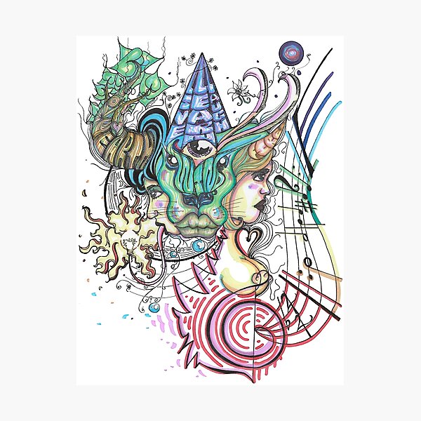 Live Learn Laugh Earth Wind Fire Photographic Print