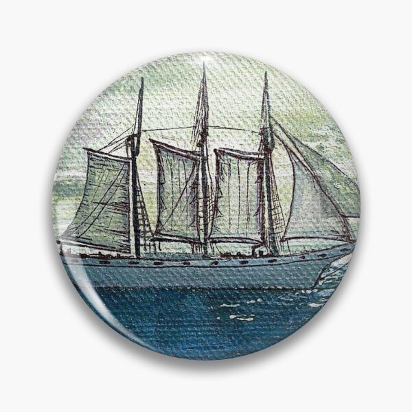 Item preview, Classic Sailing Ship Acrylic painting on Sea designed and sold by Artflix07.