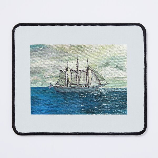 Item preview, Classic Sailing Ship Acrylic painting on Sea designed and sold by Artflix07.