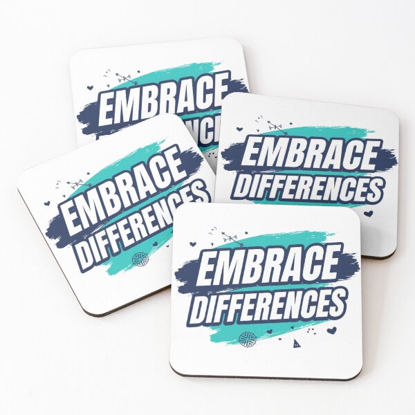 Item preview, Embrace Differences - Positive Inclusion Design designed and sold by Cartoon art with a purpose ❤️ Supporting Althea’s friends .