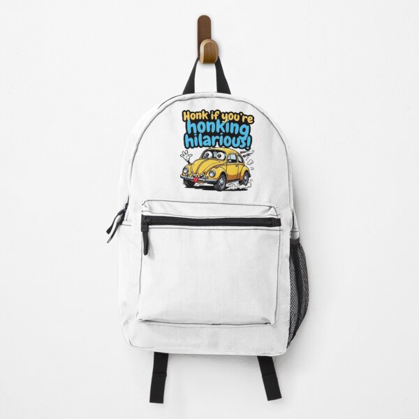 Item preview, Honk If You're Honking Hilarious Cartoon Car designed and sold by ExploreAura Studio.