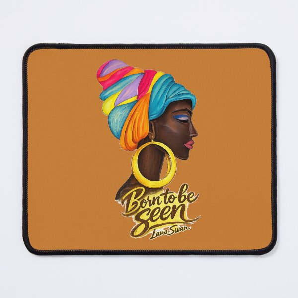 Item preview, BORN TO BE SEEN | African Woman Portrait | Terracotta Edition by Lana Swan designed and sold by BlueberrySwan.