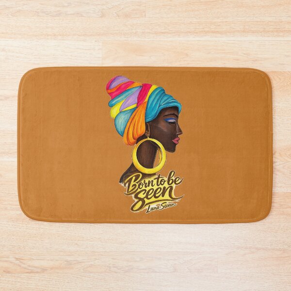 Item preview, BORN TO BE SEEN | African Woman Portrait | Terracotta Edition by Lana Swan designed and sold by BlueberrySwan.