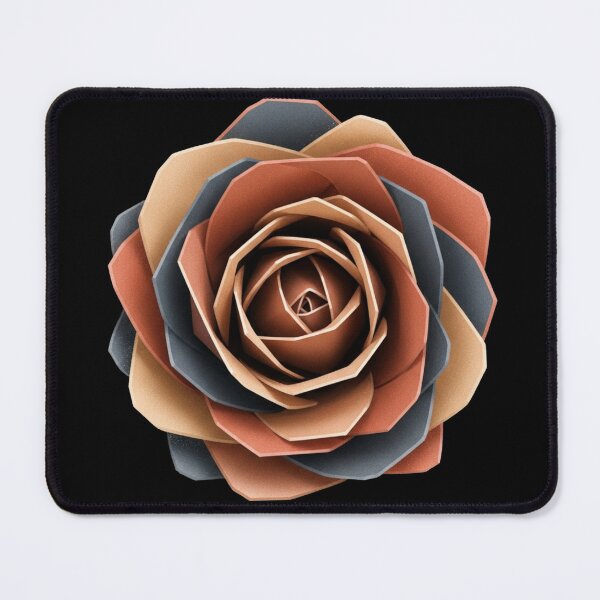 Item preview, Geometric Low Poly Rose | Modern Origami Flower Art designed and sold by Dzblack.