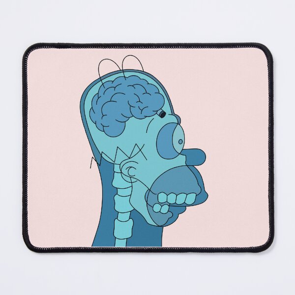 Item preview, Homer Simpson Head X-Ray Brain Art designed and sold by ZERO-MIND.
