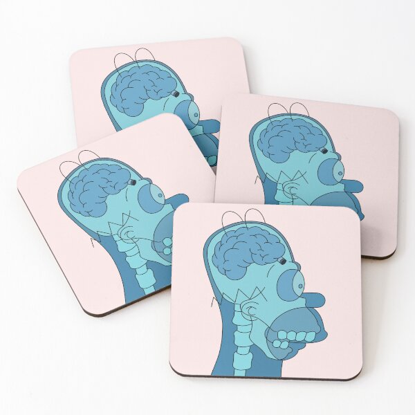 Item preview, Homer Simpson Head X-Ray Brain Art designed and sold by ZERO-MIND.
