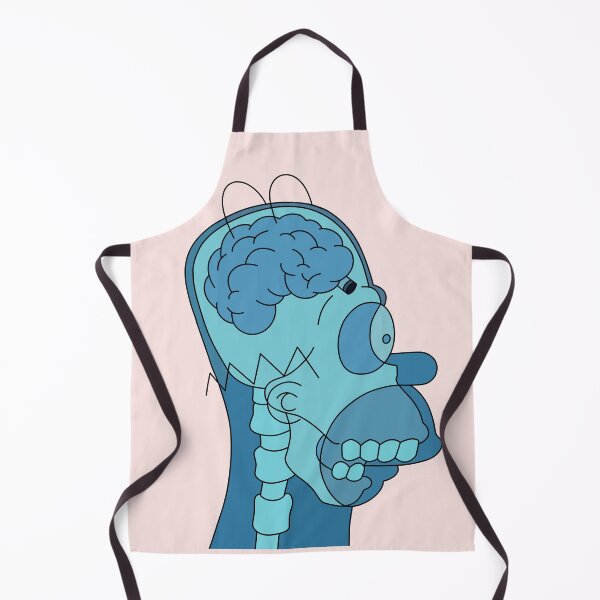 Item preview, Homer Simpson Head X-Ray Brain Art designed and sold by ZERO-MIND.