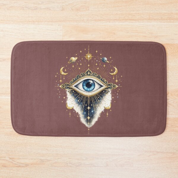 Item preview, Celestial Evil Eye | Mystical Boho Protection Sticker | Moon & Stars Spiritual Art designed and sold by designbyuzi.