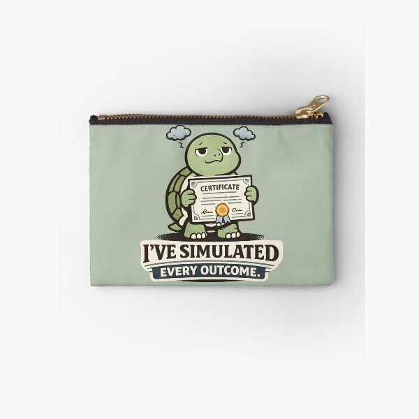 Item preview, Certified Overthinker Turtle Shirt, I've Simulated Every Outcome, Funny Anxiety Quote Tee, Overthinking Humor, Cute Turtle Graphic, Mental Health Gift designed and sold by  MAD's Recreation Studio.
