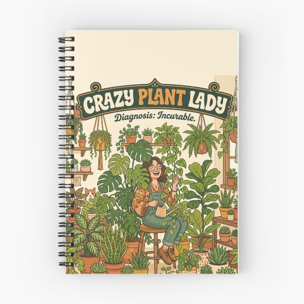 Item preview, Crazy Plant Lady Shirt – Houseplant Jungle Diagnosis Incurable Funny Tee designed and sold by DmaarGroup.