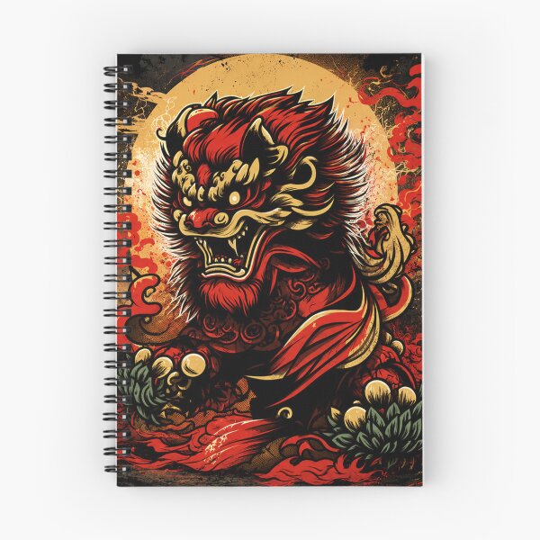 Item preview, Guardian Lion: Symbol of Strength and Protection designed and sold by Fei Long Design Hub.