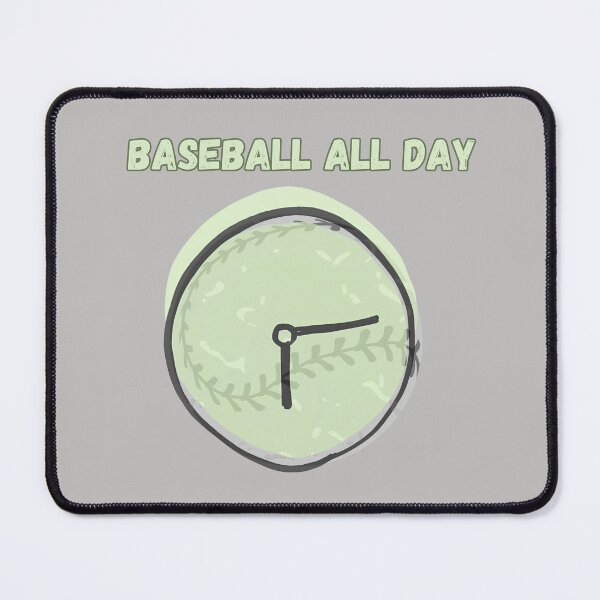 Item preview, Baseball All Day Baseball Clock Vintage T-Shirt | Funny Baseball Fan Gift designed and sold by emiliacreations.