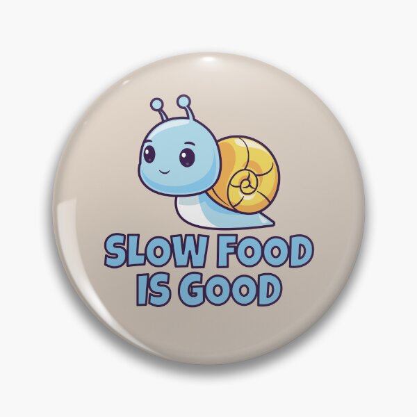 Item preview, Slow Food Funny Snail Illustration – Fast Food Parody Humor Design 7 designed and sold by WordPlayStudio.