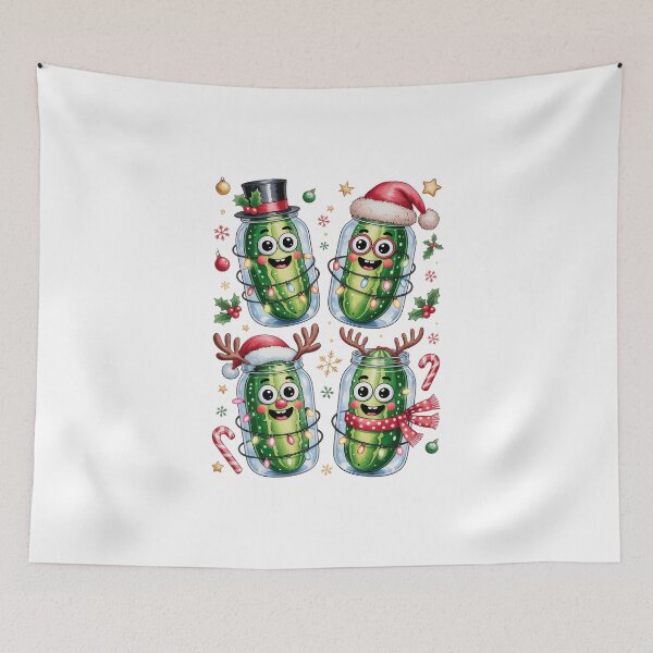 Item preview, Christmas  Pickles in Holiday Jars designed and sold by jkrphoto.