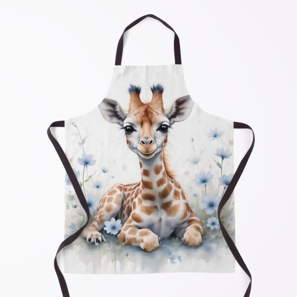 Item preview, Watercolour Baby Giraffe Canvas Wall Art – Whimsical Nursery Decor designed and sold by CodellCreations.