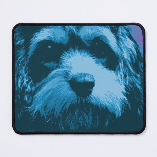 Item preview, Cavapoo Coffee Shop Companion Art designed and sold by MarkedArtPrints.