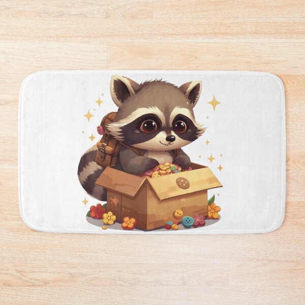 Item preview, Cute Trash Panda Explorer | Funny Raccoon Treasure Hunter Design designed and sold by Stylestickers55.
