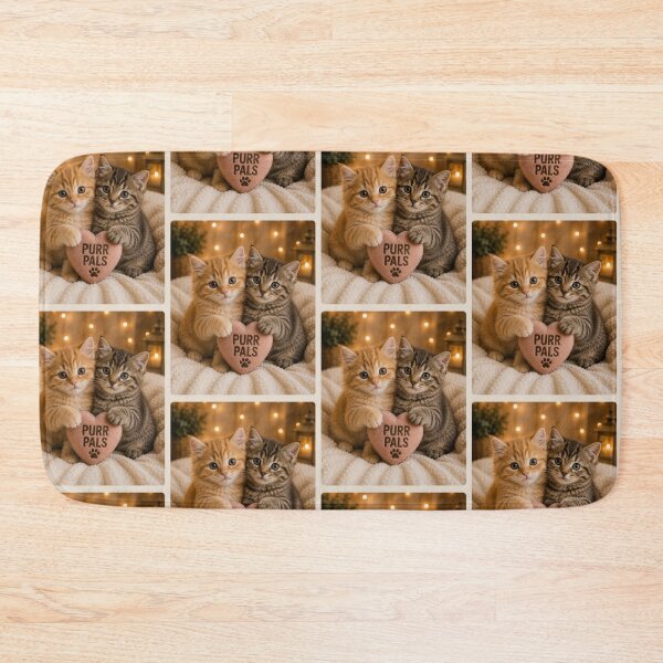 Item preview, Cute Kitten Purr Pals Best Friends designed and sold by BagFactoryUK.