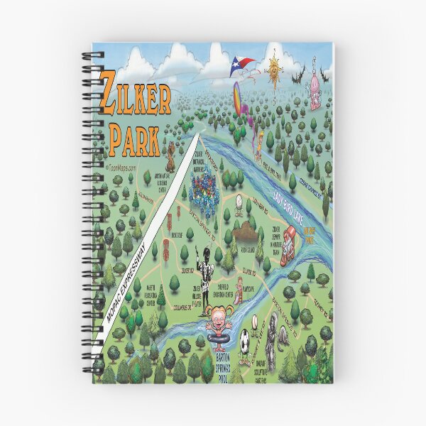Item preview, Zilker Park Fun Map designed and sold by Kevin Middleton.