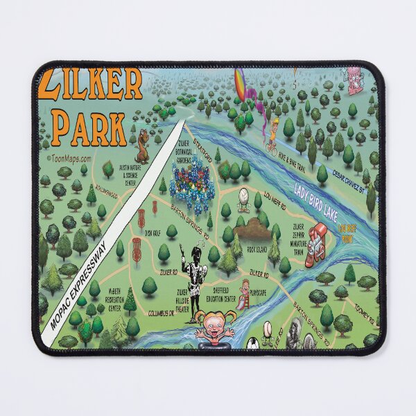 Item preview, Zilker Park Fun Map designed and sold by Kevin Middleton.