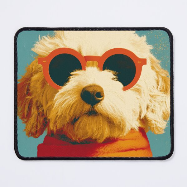 Aperçu de l'œuvre Cockapoo Cool sans effort artistique créée et vendue par MarkedArtPrints.