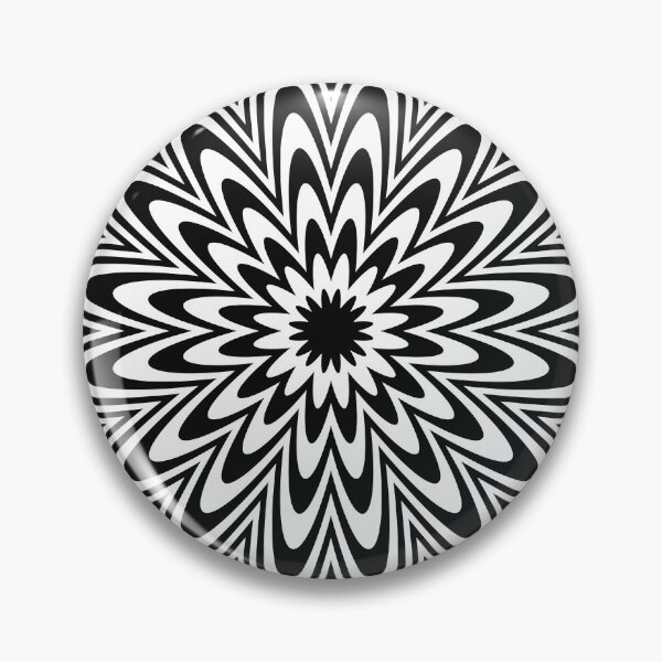 Item preview, Black and White Op Art Optical Illusion Pattern designed and sold by BigDigital.
