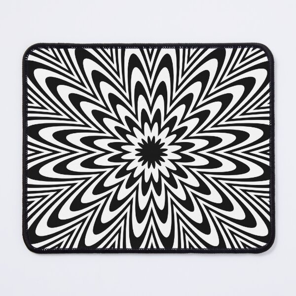 Item preview, Black and White Op Art Optical Illusion Pattern designed and sold by BigDigital.