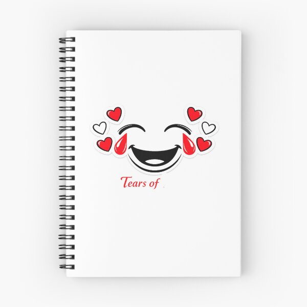 Item preview, Tears of wording in black and white face emoji with smile and hearts  designed and sold by wallartofmio.