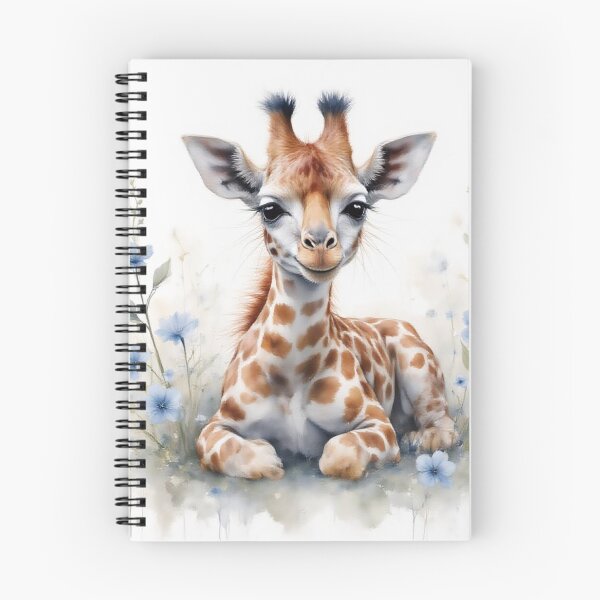 Item preview, Watercolour Baby Giraffe Canvas Wall Art – Whimsical Nursery Decor designed and sold by CodellCreations.