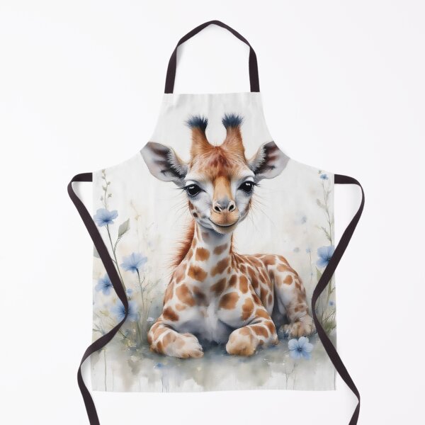 Item preview, Watercolour Baby Giraffe Canvas Wall Art – Whimsical Nursery Decor designed and sold by CodellCreations.