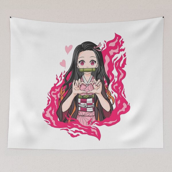 Item preview, love nezuko designed and sold by SmolBunnyPaws.