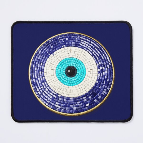 Item preview, Luxury Mosaic Evil Eye Sticker | Celestial Protection Charm | Boho Blue Glass Art designed and sold by designbyuzi.