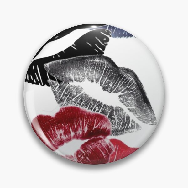 Item preview, Red Black and Blue Kiss Prints⁠ designed and sold by seythegirls.