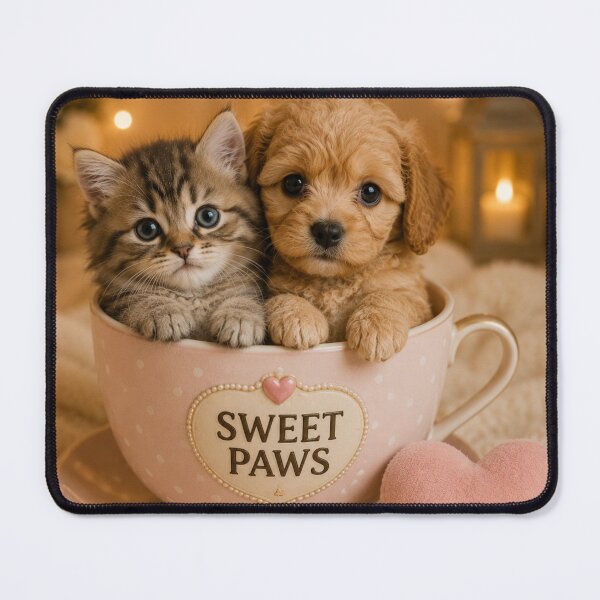Item preview, Sweet Paws Puppy and Kitten Friends designed and sold by BagFactoryUK.